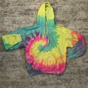 Colortone Tie-Dye Hoodie Women’s Medium